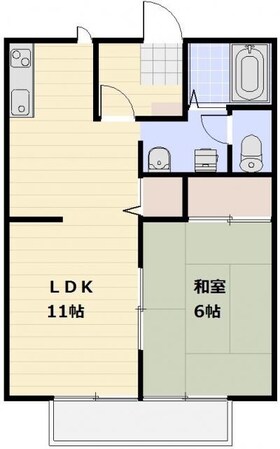 上尾駅 徒歩6分 1階の物件間取画像